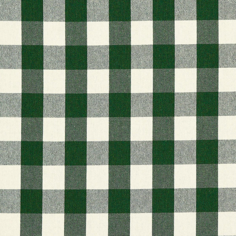 Dutton Buffalo Check Emerald 82941 by Schumacher Designer Fabric Luxe Lodge 27.5" - Swanky Fabrics -