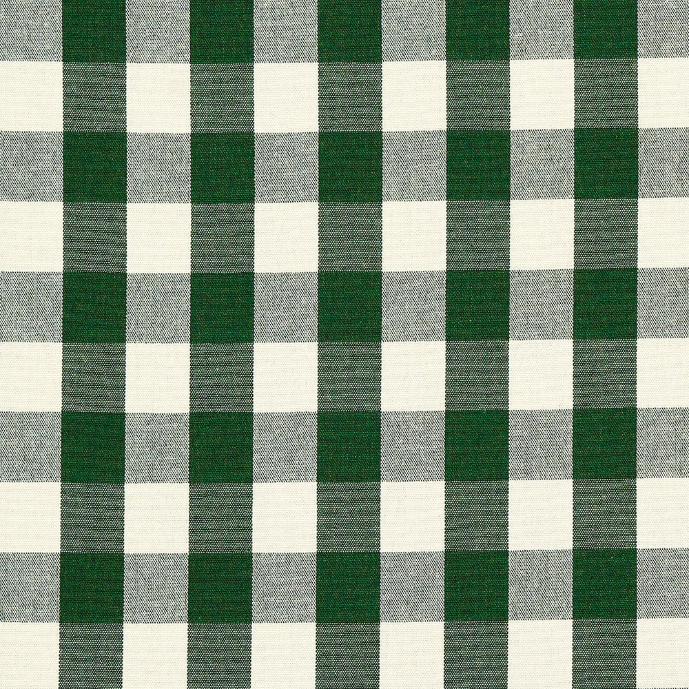 Dutton Buffalo Check Emerald 82941 by Schumacher Fabric Luxe Lodge 27.5" - Fabric Carolina -