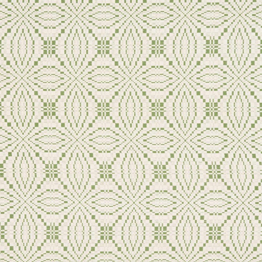 Francestown Coverlet Leaf 82910 by Schumacher Fabric A Country Life 6.0" - Fabric Carolina -