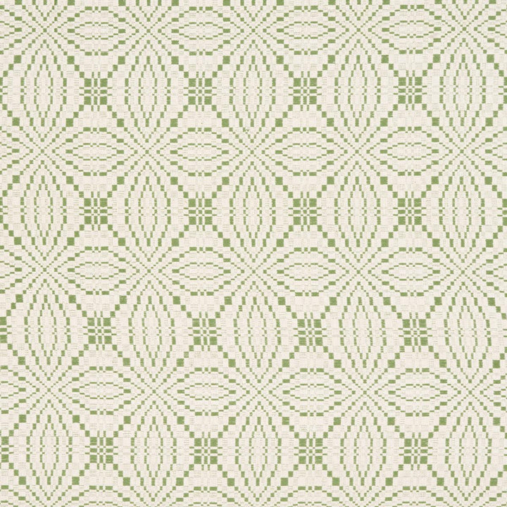 Francestown Coverlet Leaf 82910 by Schumacher Fabric A Country Life 6.0" - Fabric Carolina -
