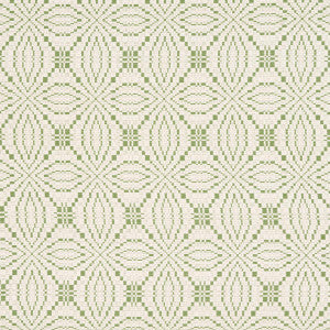 Francestown Coverlet Leaf 82910 by Schumacher Fabric