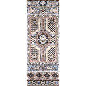 Shell Grotto Panel A Onyx Multi 5015160 by Schumacher Wallpaper