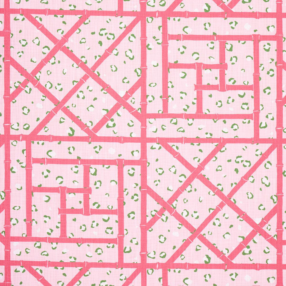 Fancy Beast Indoor/ Outdoor Palm Beach Pink 180953 by Schumacher Fabric Cristina Buckley 27.0" - Fabric Carolina -