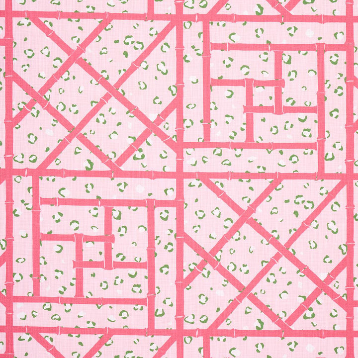 Fancy Beast Indoor/ Outdoor Palm Beach Pink 180953 by Schumacher Fabric Cristina Buckley 27.0" - Fabric Carolina -