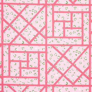 Fancy Beast Indoor/ Outdoor Palm Beach Pink 180953 by Schumacher Fabric