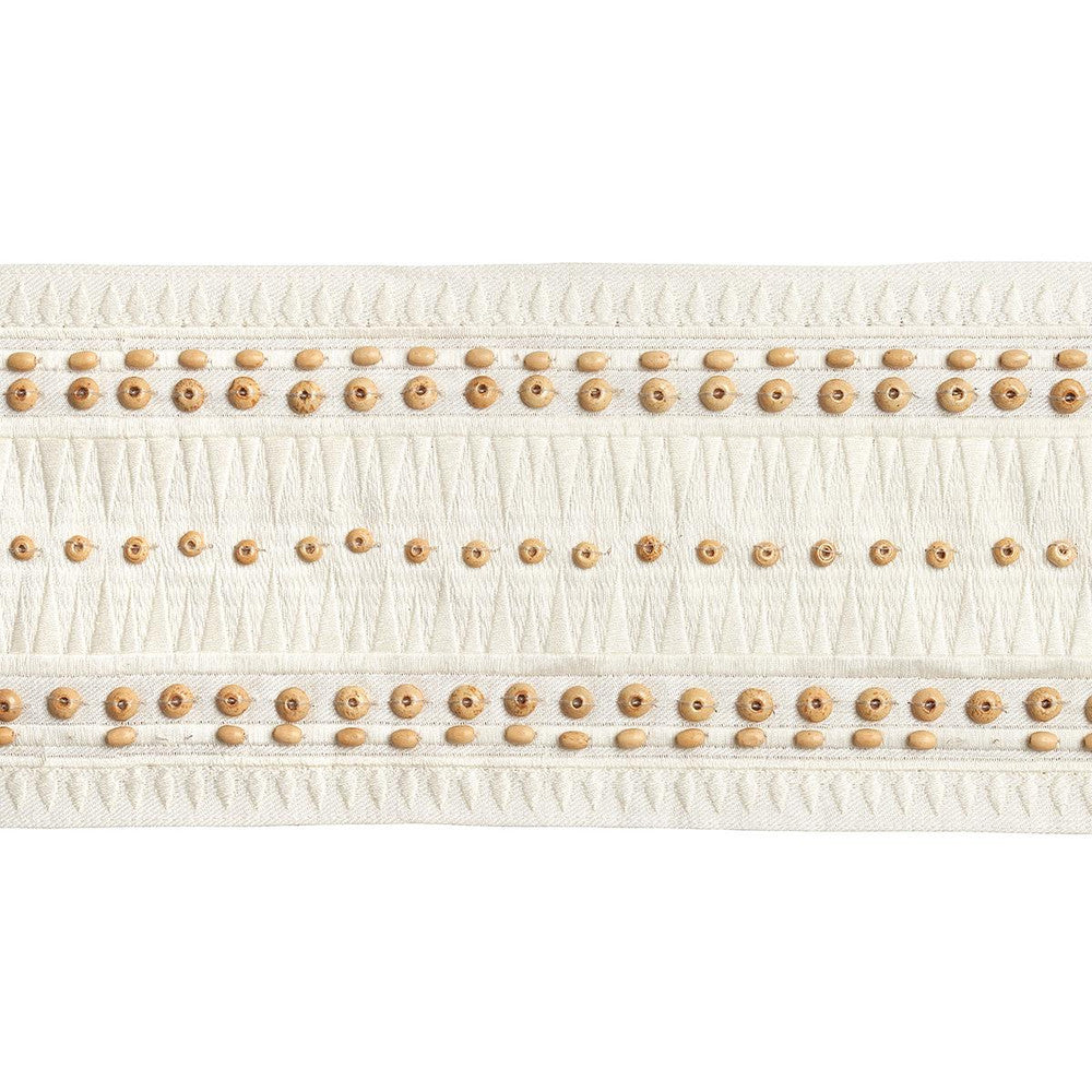 Tahiti Tape Ivory 69312 by Schumacher Trim Mary Mcdonald - Fabric Carolina -