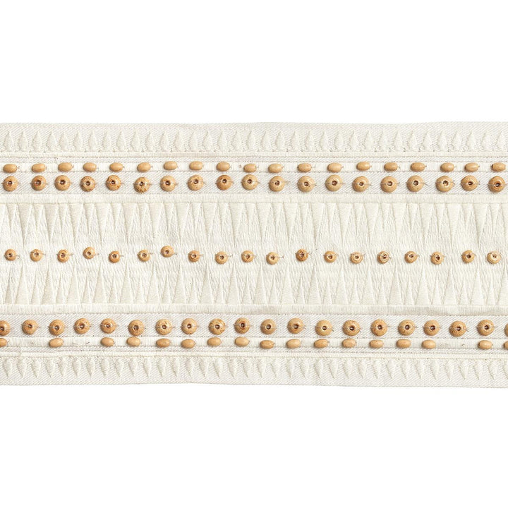 Tahiti Tape Ivory 69312 by Schumacher Trim Mary Mcdonald - Fabric Carolina -