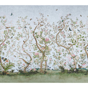 Les Oiseaux Sky 5015150 by Schumacher Wallpaper