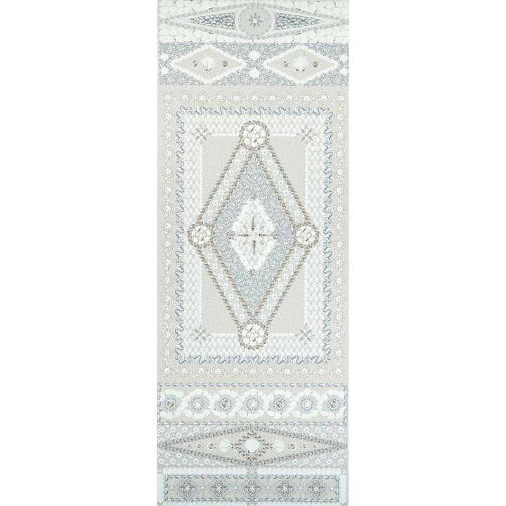 Shell Grotto Panel B Seafoam 5015165 by Schumacher Wallpaper Mary Mcdonald 54.0" - Fabric Carolina -