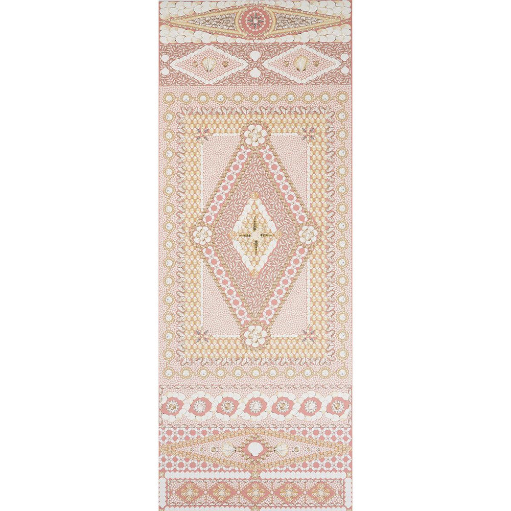 Shell Grotto Panel B Coral 5015167 by Schumacher Wallpaper Mary Mcdonald 54.0" - Fabric Carolina -