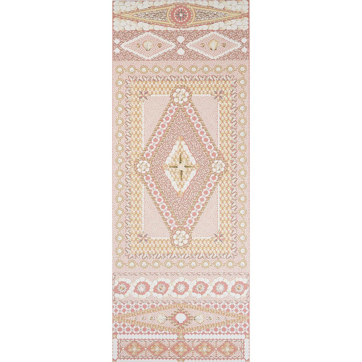 Shell Grotto Panel B Coral 5015167 by Schumacher Wallpaper Mary Mcdonald 54.0" - Fabric Carolina -