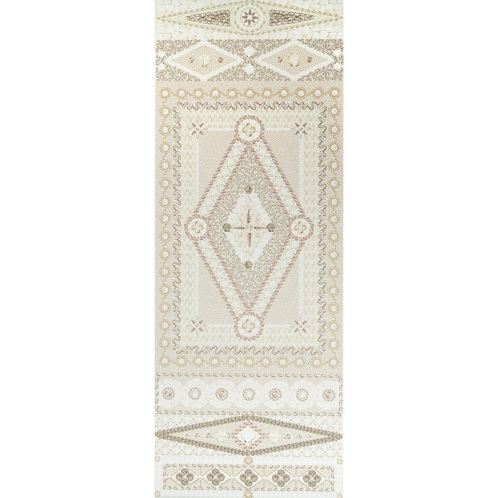 Shell Grotto Panel B Sand 5015163 by Schumacher Wallpaper Mary Mcdonald 54.0" - Fabric Carolina -