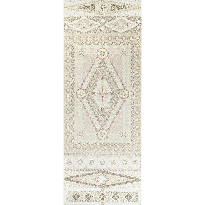 Shell Grotto Panel B Sand 5015163 by Schumacher Wallpaper Mary Mcdonald 54.0" - Fabric Carolina -