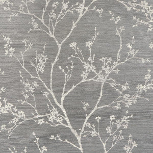 Twiggy Sisal Charcoal 5008295 by Schumacher Wallpaper