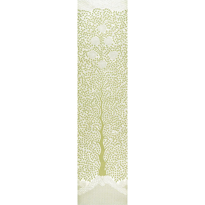 Kayon Sisal Panel Soft Green 5013721 by Schumacher Wallpaper Textured Wallcoverings & Printed Grasscloths 35.0" - Fabric Carolina -
