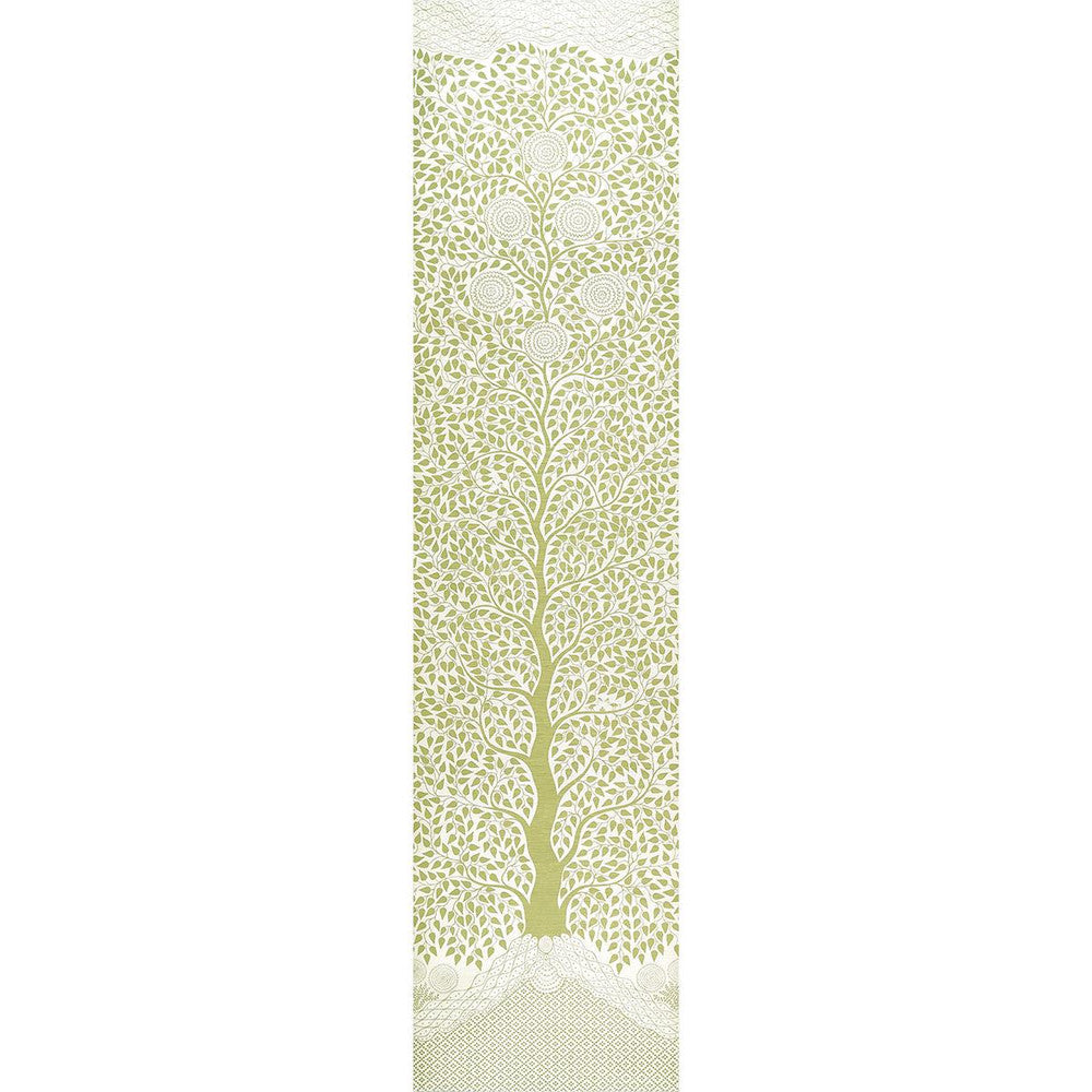 Kayon Sisal Panel Soft Green 5013721 by Schumacher Designer Wallpaper Textured Wallcoverings & Printed Grasscloths 35.0" - Swanky Fabrics -