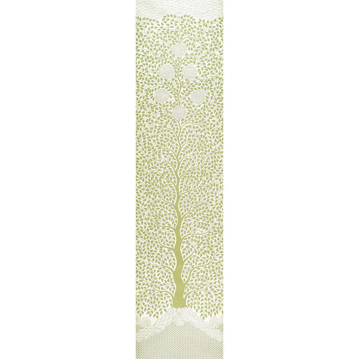 Kayon Sisal Panel Soft Green 5013721 by Schumacher Designer Wallpaper Textured Wallcoverings & Printed Grasscloths 35.0" - Swanky Fabrics -