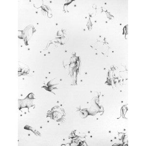 Pilar Grisaille 5015110 by Schumacher Wallpaper