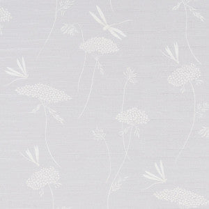 La Libellule Silk Moonstone 5015190 by Schumacher Wallpaper