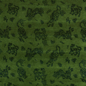 Kinabalu Velvet Emerald 82171 by Schumacher Fabric