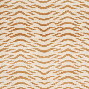 Sabi Tiger Velvet Camel 82951 by Schumacher Fabric