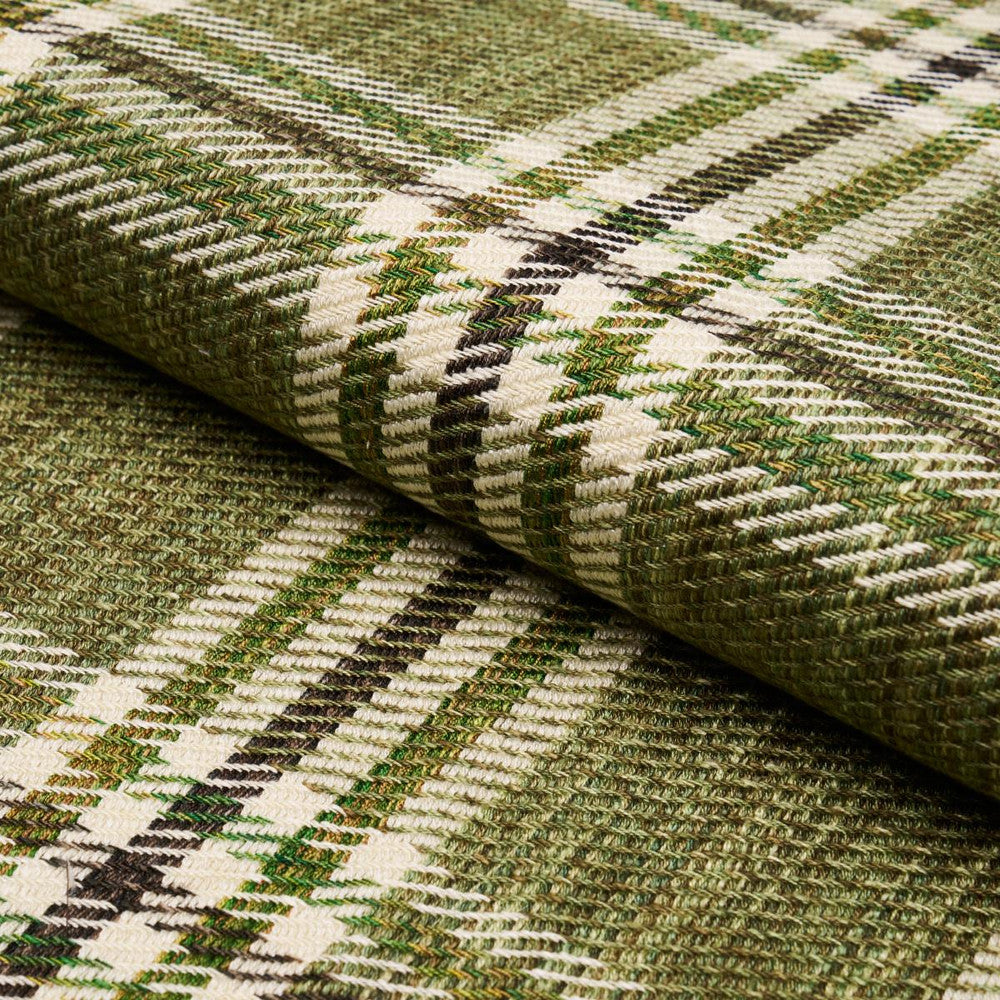Mariga Green 72063 by Schumacher Fabric Luxe Lodge 7.0" - Fabric Carolina -