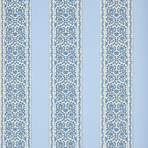 Jasmine Indigo 5014340 by Schumacher Wallpaper
