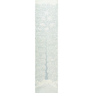 Kayon Sisal Panel Soft Blue 5013720 by Schumacher Wallpaper