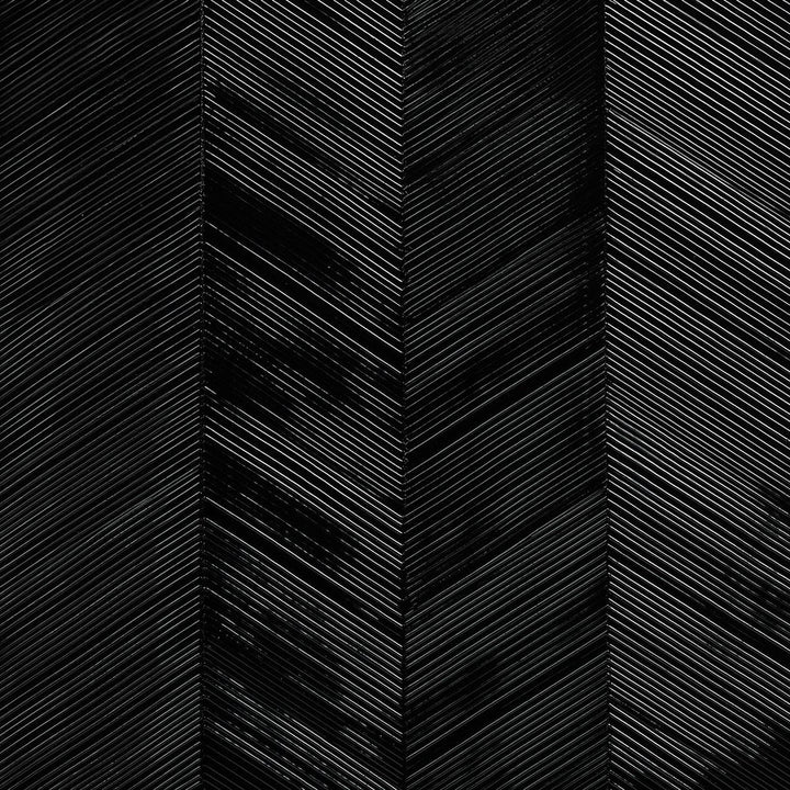 Chevron Texture Onyx 5005655 by Schumacher Wallpaper Textured Wallcoverings & Printed Grasscloths 13.5" - Fabric Carolina -