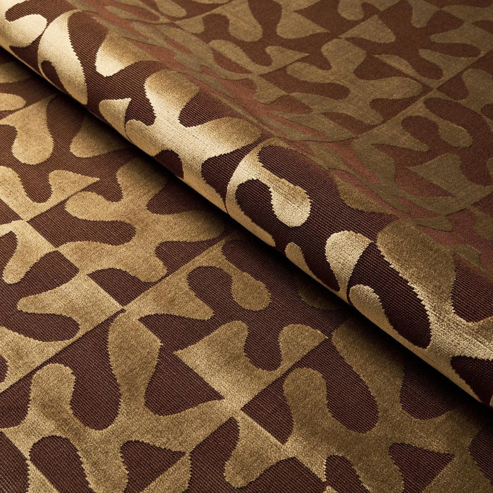 Modern Dance Velvet Gold 82990 by Schumacher Fabric Cut & Patterned Velvets 26.62" - Fabric Carolina -