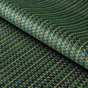 Downtown Velvet Peacock 66917 by Schumacher Fabric