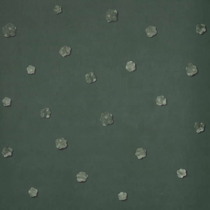 Heavenly Bodies Deep Green 5015272 by Schumacher Wallpaper Backdrop 27.0" - Fabric Carolina -
