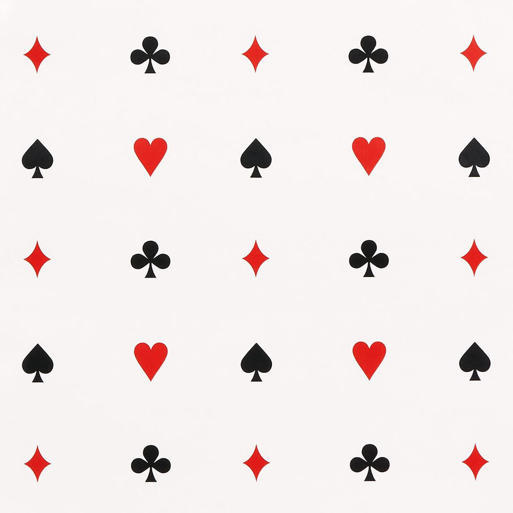 Le Joueur Rouge Et Noir 5014800 by Schumacher Designer Wallpaper Regine 5.38" - Swanky Fabrics -