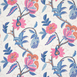 Indali Rose & Indigo 5014862 by Schumacher Wallpaper