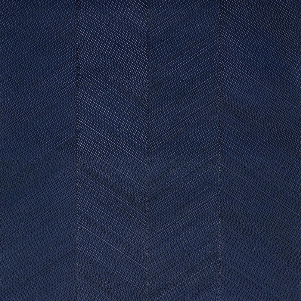 Chevron Texture Midnight Blue 5005654 by Schumacher Wallpaper Textured Wallcoverings & Printed Grasscloths 13.5" - Fabric Carolina -