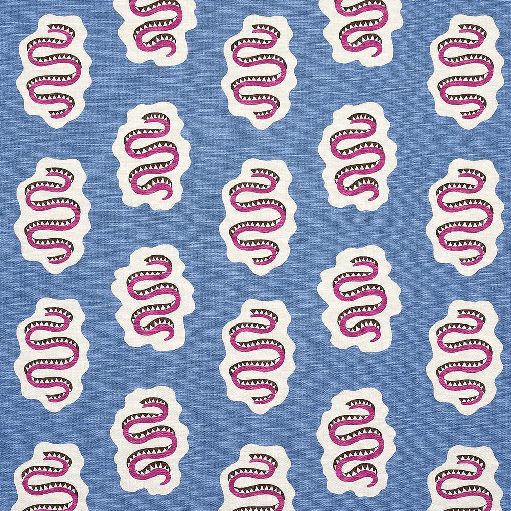 Elsa Lapis 180863 by Schumacher Designer Fabric Regine 12.25" - Swanky Fabrics -
