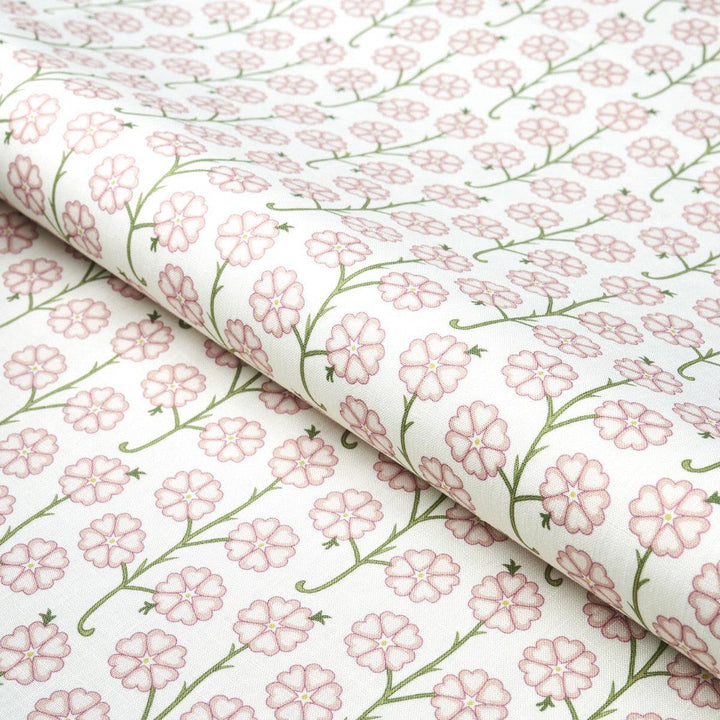 Gardenia Rose 181401 by Schumacher Designer Fabric Neisha Crosland 3.88" - Swanky Fabrics -