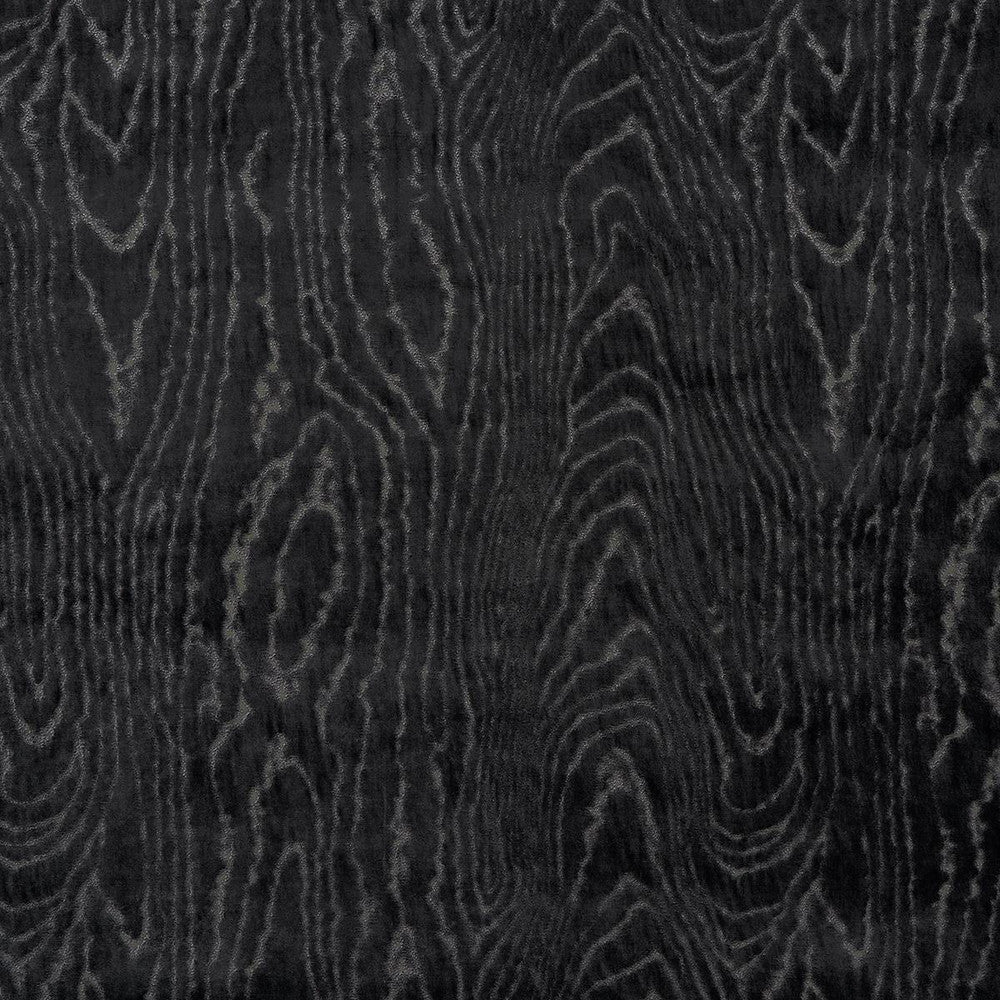 Marisa Moire Velvet Smoke 82751 by Schumacher Fabric Regine 27.38" - Fabric Carolina -