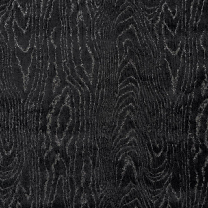 Marisa Moire Velvet Smoke 82751 by Schumacher Fabric Regine 27.38" - Fabric Carolina -