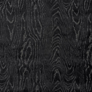 Marisa Moire Velvet Smoke 82751 by Schumacher Fabric