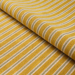 Benson Stripe Pingl Saffron 82182 by Schumacher Fabric