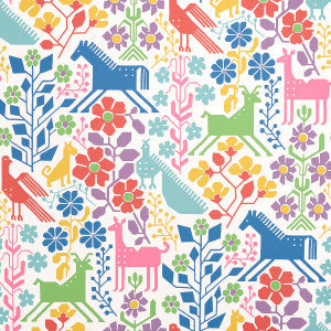 Lupita Vibrant Multi 5013762 by Schumacher Wallpaper