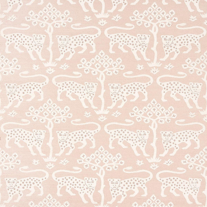Woodland Leopard Sisal Petal 5012302 by Schumacher Designer Wallpaper Textured Wallcoverings & Printed Grasscloths 34.0" - Swanky Fabrics -