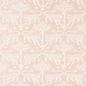 Woodland Leopard Sisal Petal 5012302 by Schumacher Wallpaper
