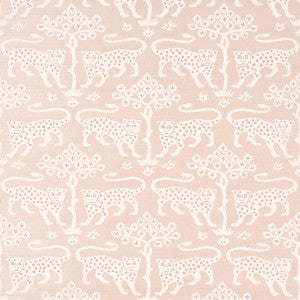 Woodland Leopard Sisal Petal 5012302 by Schumacher Wallpaper