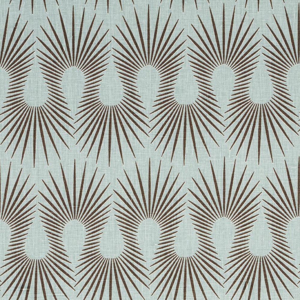 Hedgehog Duck Egg Brown 181451 by Schumacher Designer Fabric Neisha Crosland 54.0" - Swanky Fabrics -