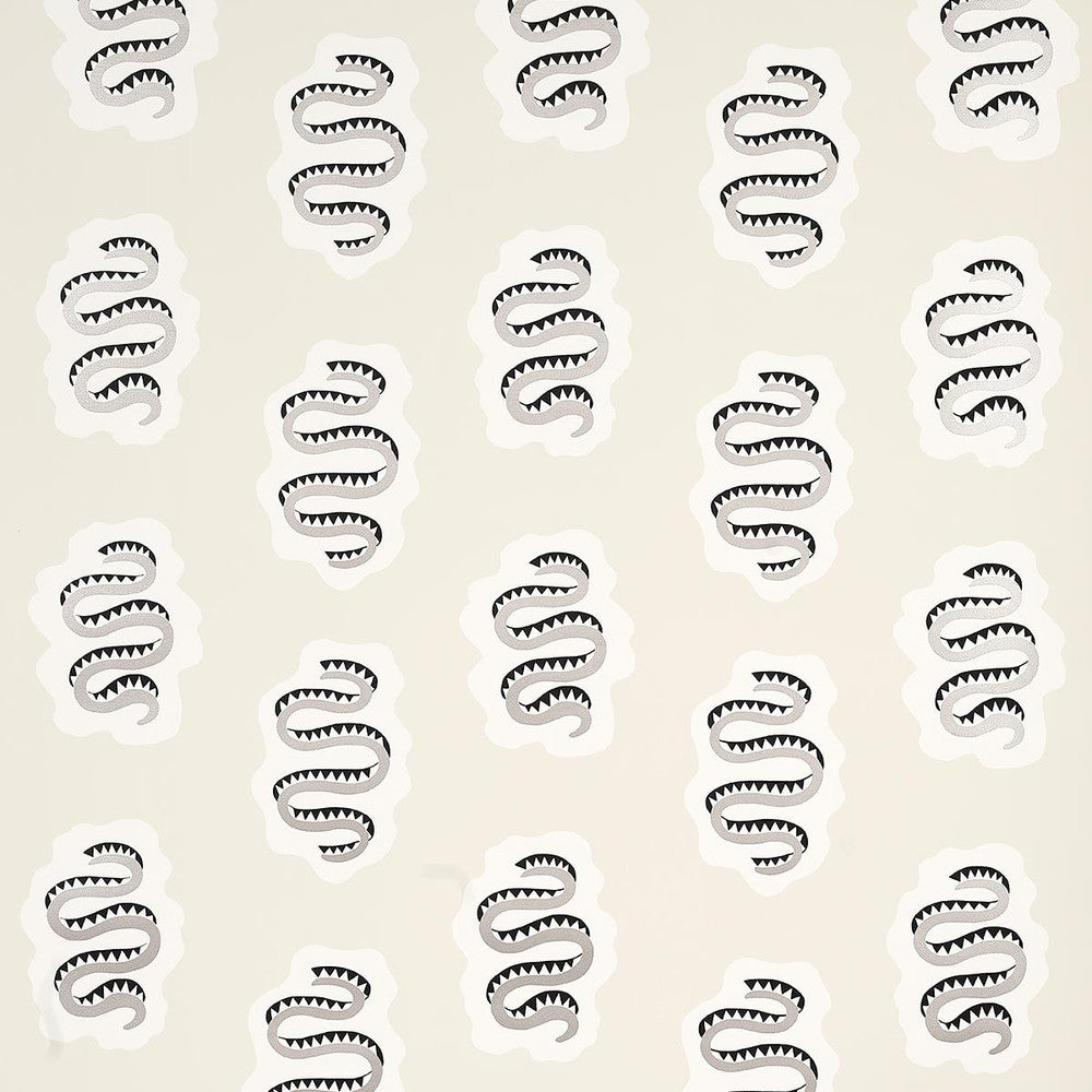 Elsa Sandstone 5014811 by Schumacher Designer Wallpaper Regine 12.62" - Swanky Fabrics -
