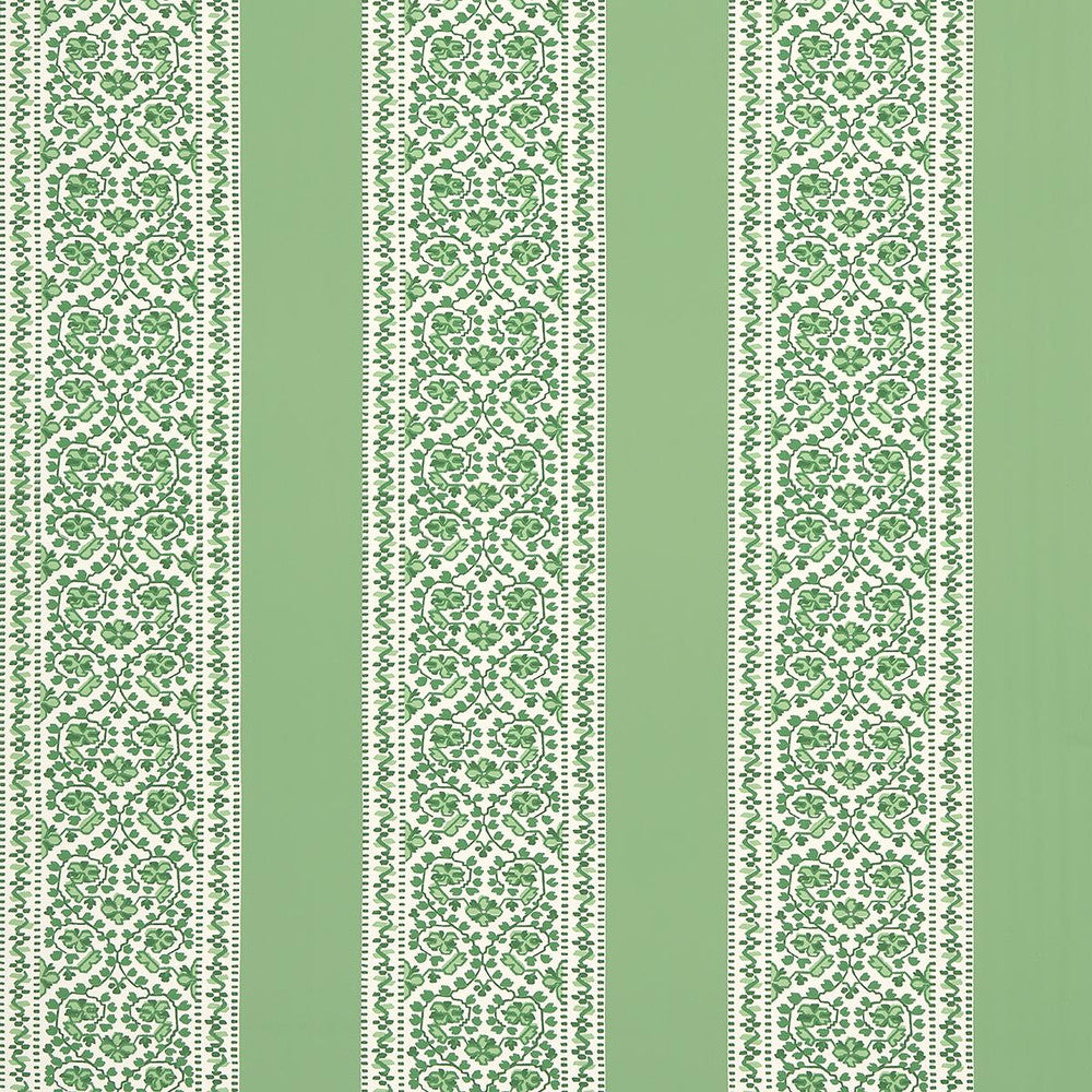 Jasmine Leaf Green 5014341 by Schumacher Wallpaper Moon River 27.0" - Fabric Carolina -