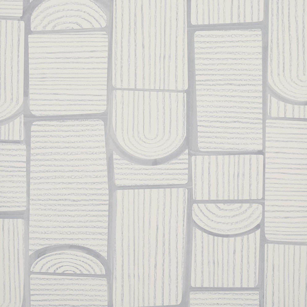 Bloomsbury Cool Gray 5013684 by Schumacher Wallpaper Backdrop 27.0" - Fabric Carolina -