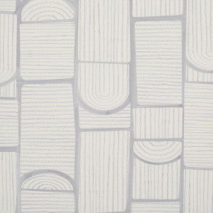 Bloomsbury Cool Gray 5013684 by Schumacher Wallpaper
